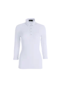 Áo Polo Golf nữ dài tay Chervo Arny 59838 – White 100