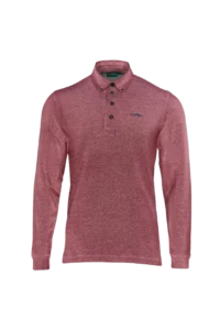 Áo Polo Golf nam dài tay Chervo Aspio 61383 – Red 35H