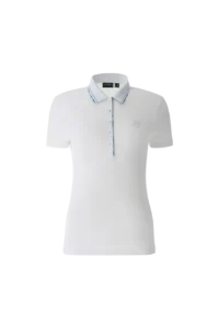 Áo Polo Golf nữ Chervo Aquilone 64300 – White Green 81A