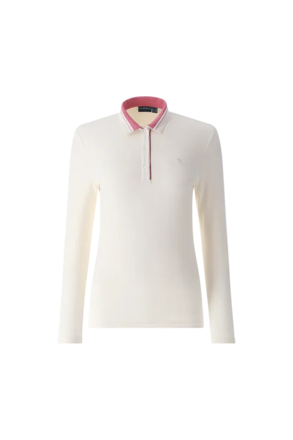 Áo Polo Golf nữ dài tay Chervo Animus 65498 - Light Green 681