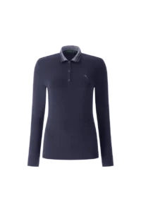 Áo Polo Golf nữ dài tay Chervo Animus 65498 – Blue 599