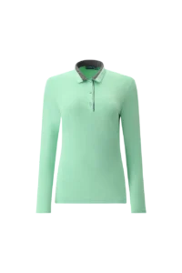 Áo Polo Golf nữ dài tay Chervo Animus 65498 – Light Green 681