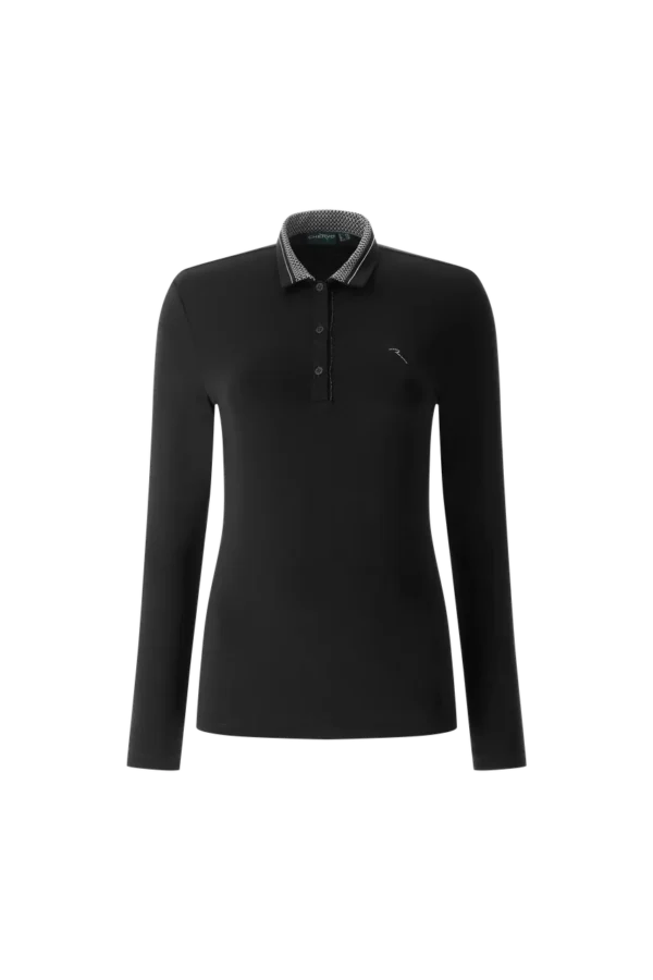 Áo Polo Golf nữ dài tay Chervo Animus 65498 - Light Green 681