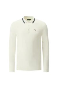 Áo Polo Golf nam dài tay Chervo Ascanio 65515 – White 177