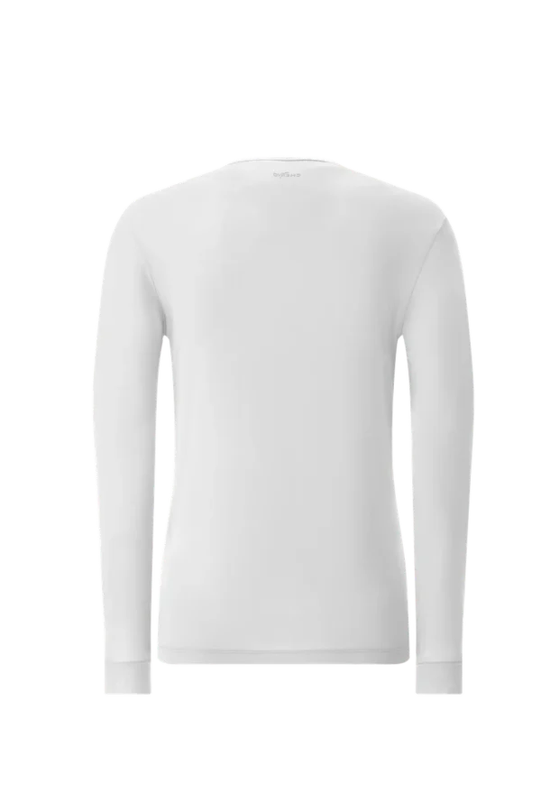 Áo Golf nam dài tay Chervo Teck 65378 - White 100