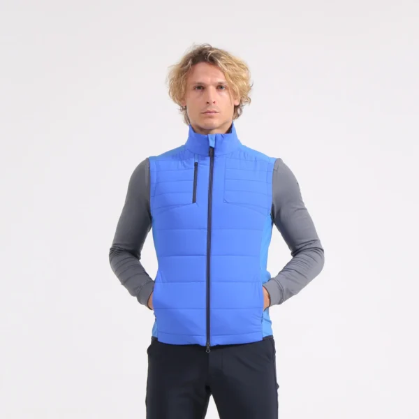 Áo khoác Gile Golf nam Chervo Elvisso 65591 - Blue 578