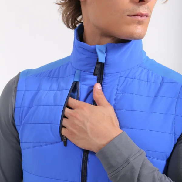 Áo khoác Gile Golf nam Chervo Elvisso 65591 - Blue 578