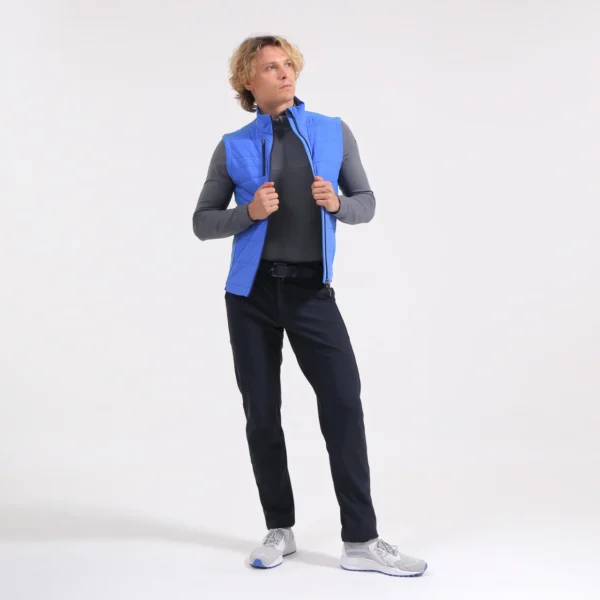 Áo khoác Gile Golf nam Chervo Elvisso 65591 - Blue 578