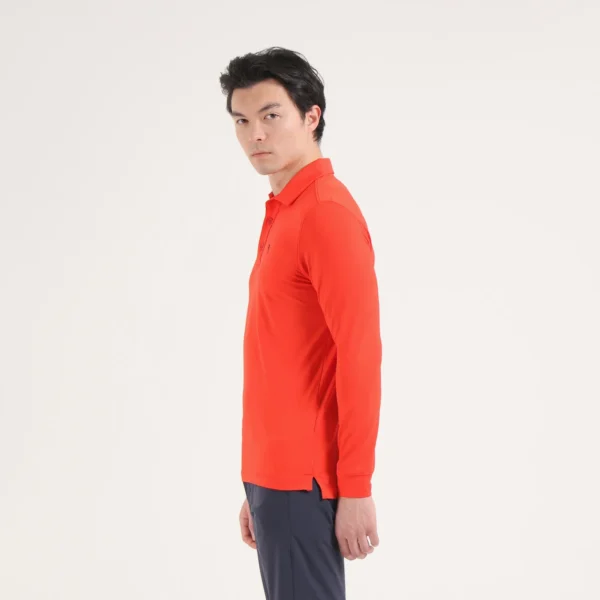 Áo Polo Golf nam dài tay Chervo Allusivo 65355 - Blue 599