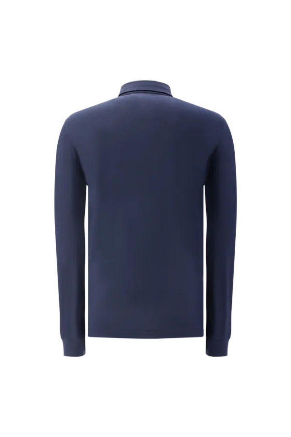 Áo Polo Golf nam dài tay Chervo Allusivo 65355 - Blue 599