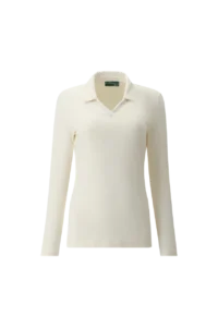Áo Polo Golf nữ dài tay Chervo Annamaria 65551 – White 177