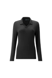 Áo Polo Golf nữ dài tay Chervo Annamaria 65551 – Black 999