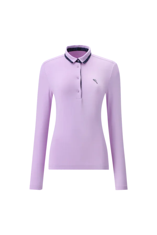 Áo Polo Golf nữ dài tay Chervo Annawintour 65704 - White AA19