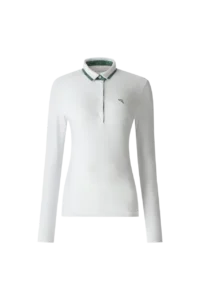 Áo Polo Golf nữ dài tay Chervo Annawintour 65704 – White AA19
