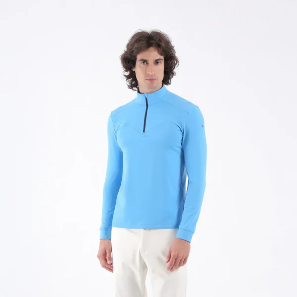 Áo Golf nam cao cổ Chervo Taipei 65519 - Green 677
