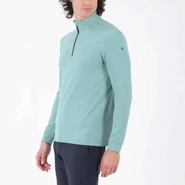 Áo Golf nam cao cổ Chervo Taipei 65519 - Green 677