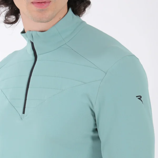 Áo Golf nam cao cổ Chervo Taipei 65519 - Green 677