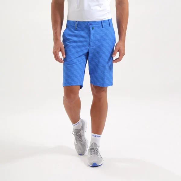 Quần Short Golf nam Chervo Gag 62813 - Blue 068E