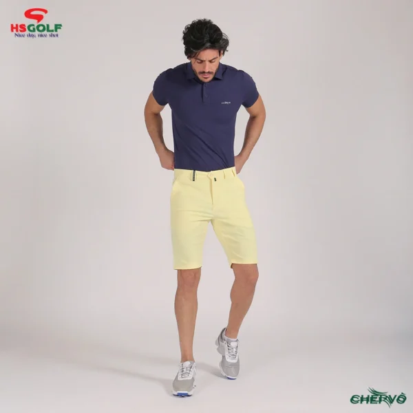 Quần Short Golf nam Chervo Gualtiero 63609 - Yellow 231