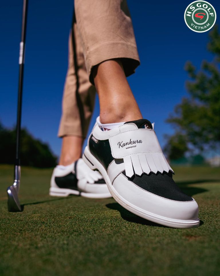 Giày Golf nữ Kankura FLORIDA 03 – WHITE/BLACK FL003-06