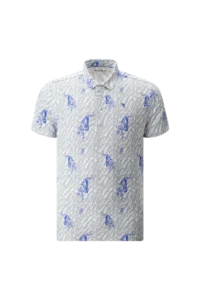 Áo Polo Golf nam Chervo Anyone 65829 – White Grey 042A
