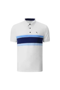 Áo Polo Golf nam Chervo Agelong 65828 – White 043A