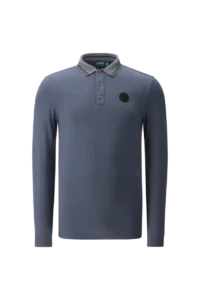 Áo Polo Golf nam dài tay Chervo Annuncio 66111 – Smoke Grey 960
