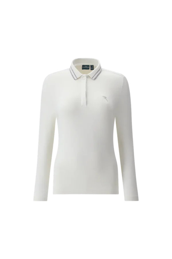 Áo Polo Golf nữ dài tay Chervo Antichita 66132 - Sugar Paper 585