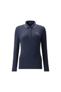 Áo Polo Golf nữ dài tay Chervo Antichita 66132 – Blue 599