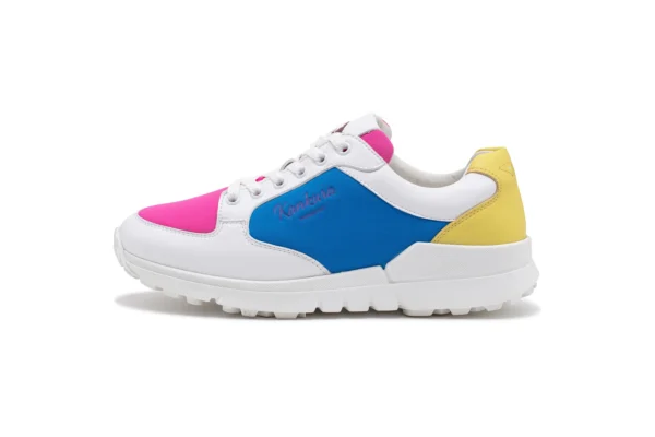 Giày Golf nữ Kankura Master Lady 04 | ML004-05 - White/Pink/Blue/Yellow