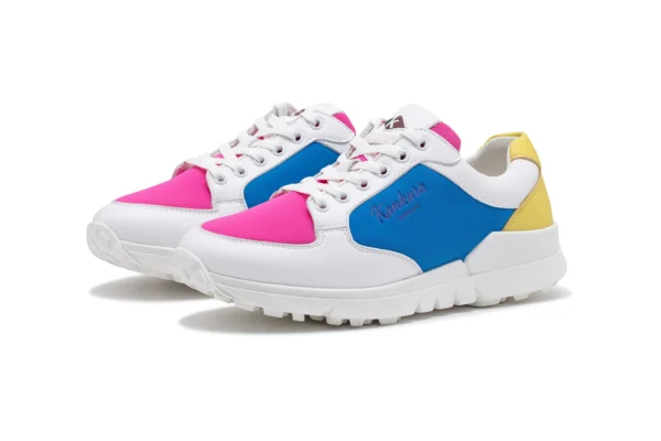Giày Golf nữ Kankura Master Lady 04 | ML004-05 - White/Pink/Blue/Yellow