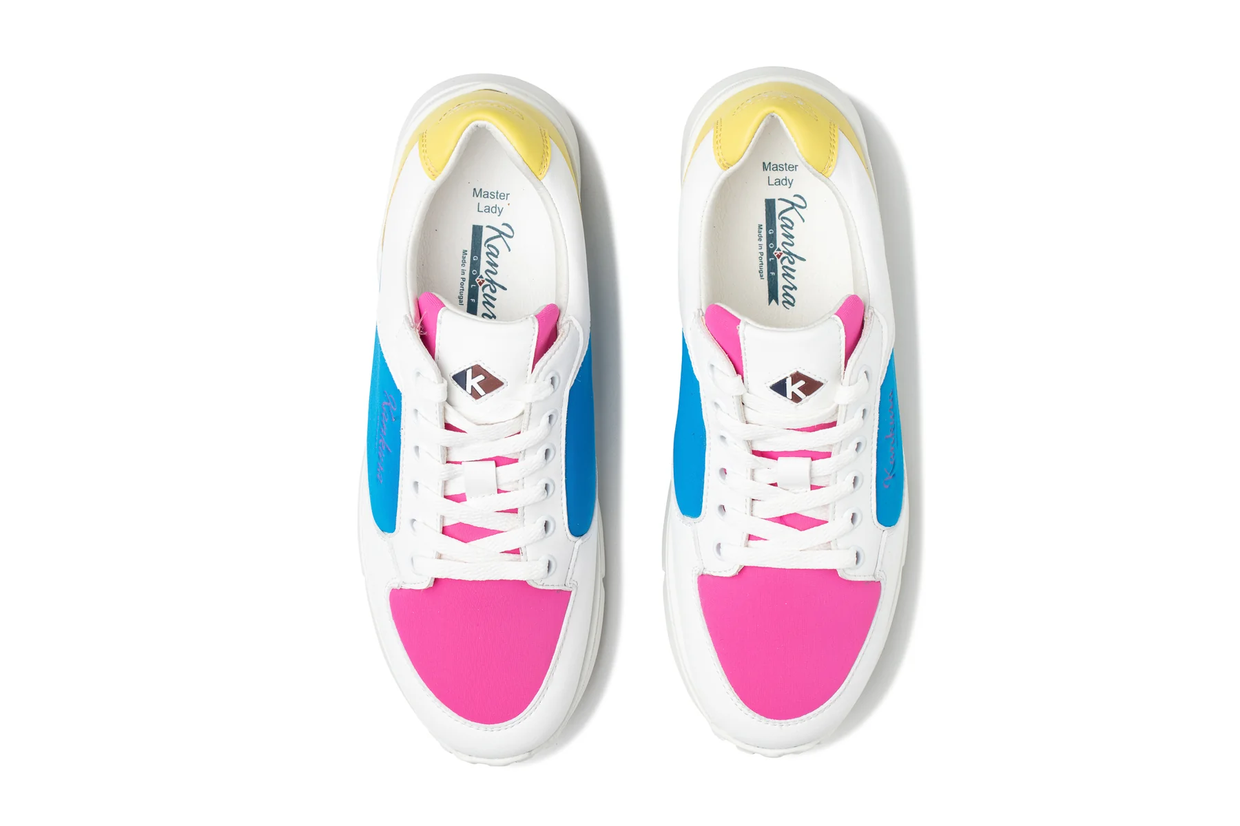 Giày Golf nữ Kankura Master Lady 04 | ML004-06 - Yellow/Purple/White