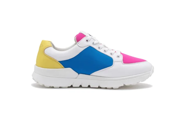 Giày Golf nữ Kankura Master Lady 04 | ML004-05 - White/Pink/Blue/Yellow