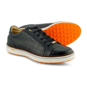 Giày Golf nam Albartross Croco | MC-CRBL – Black