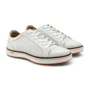 Giày Golf nam Albartross Croco | M-S-SPL-CR-WH – White