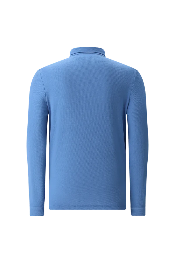 Áo Polo Golf nam dài tay Chervo Australia 65639 - Blue 599