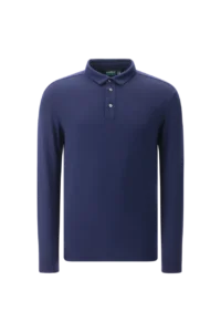 Áo Polo Golf nam dài tay Chervo Australia 65639 – Blue 599