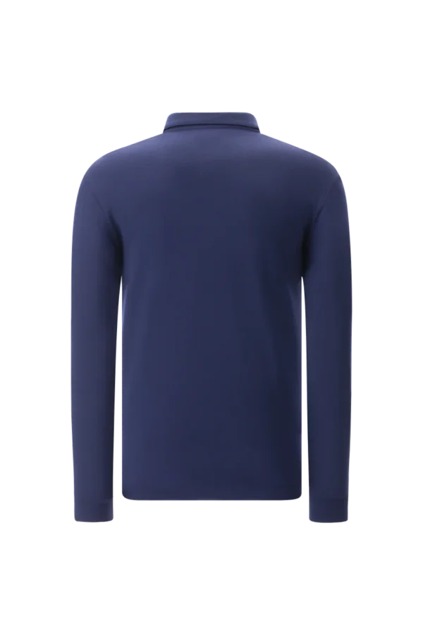 Áo Polo Golf nam dài tay Chervo Australia 65639 - Blue 599