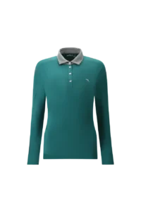 Áo Polo Golf nữ dài tay Chervo Avendo 66131 – Green 688