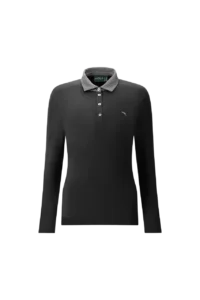 Áo Polo Golf nữ dài tay Chervo Avendo 66131 – Black 999