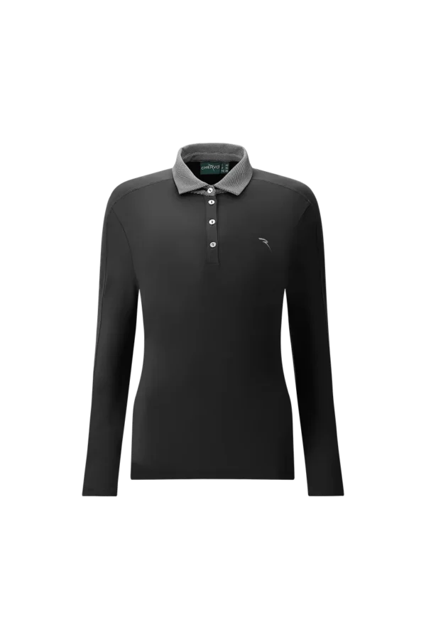 Áo Polo Golf nữ dài tay Chervo Avendo 66131 - Green 688