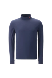 Áo Golf nam cao cổ Chervo Tavernello 65120 – Blue 599