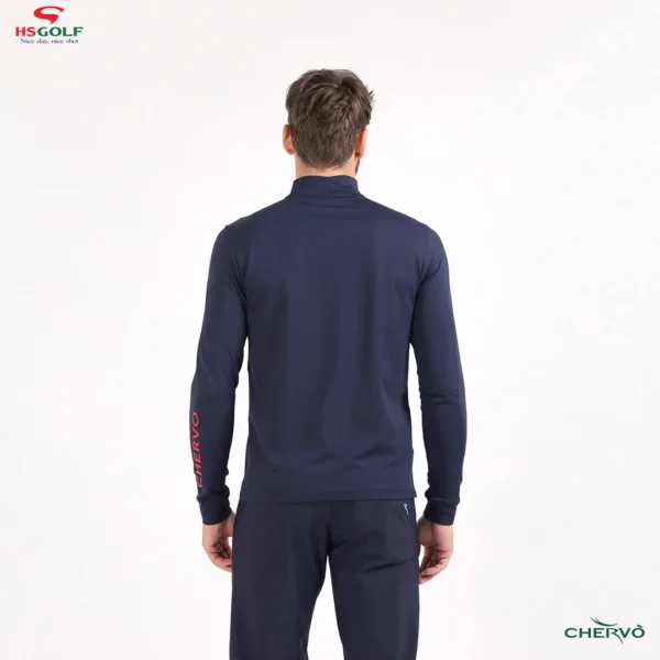 Áo Golf nam cao cổ Chervo Tavernello 65120 - Grey 941