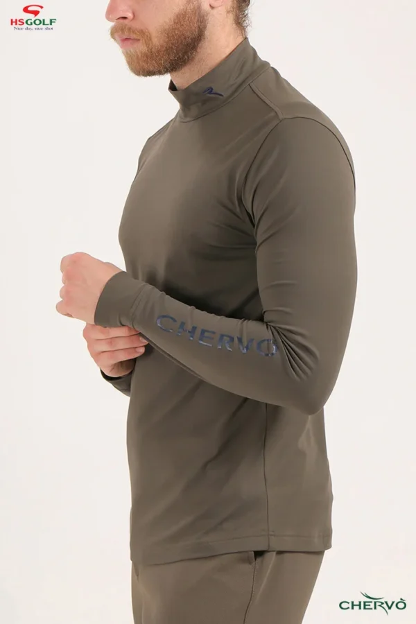 Áo Golf nam cao cổ Chervo Tavernello 65120 - Grey 941