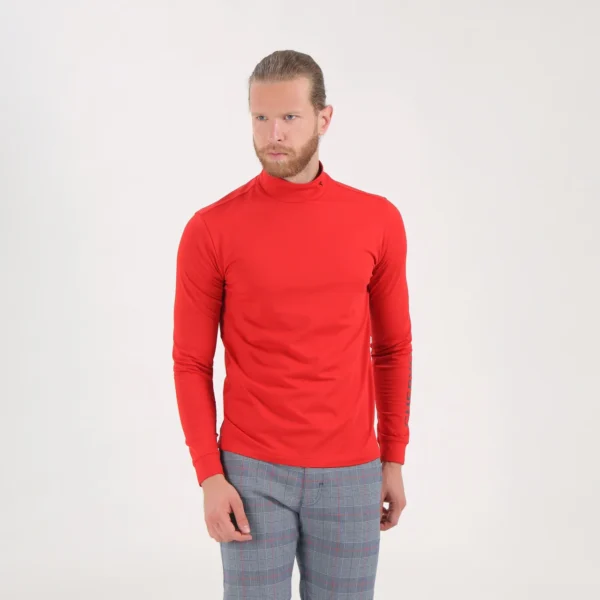 Áo Golf nam cao cổ Chervo Tavernello 65120 - Grey 941