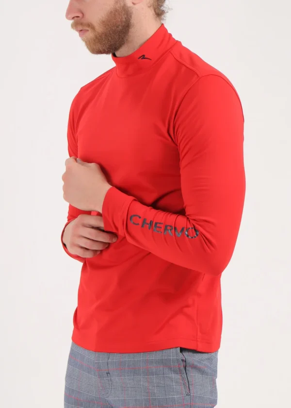 Áo Golf nam cao cổ Chervo Tavernello 65120 - Grey 941