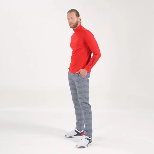 Áo Golf nam cao cổ Chervo Tavernello 65120 - Grey 941
