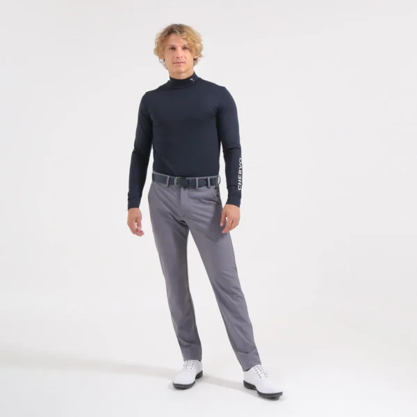 Áo Golf nam cao cổ Chervo Tavernello 65120 - Grey 941