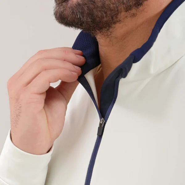 Áo Golf nam cao cổ Chervo Toker 66121 - Blue 599