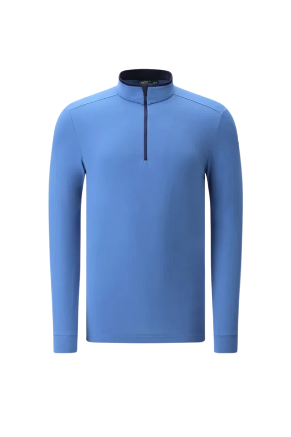 Áo Golf nam cao cổ Chervo Toker 66121 - Blue 599